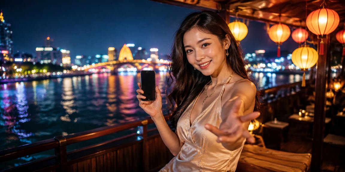 Người dùng Đà Nẵng truy cập casino trên điện thoại di động ban đêm